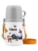 Zwilling Butelka termiczna "Dinos" w kolorze szarym ze wzorem - 380 ml