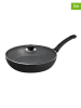 Ballarini 2-delige set: smoorpan "Lipari" zwart - Ø 28 cm