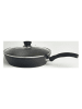 Ballarini 2tlg. Set: Schmorpfanne "Bari" in Schwarz - Ø 28 cm