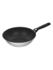 Ballarini Patelnia wok "Pesaro" w kolorze srebrno-czarnym - Ø 28 cm