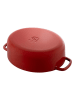 Ballarini Smoorpan "Bellamonte" rood - (B)33 cm