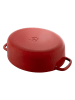 Ballarini Smoorpan "Bellamonte" rood - (B)37 cm