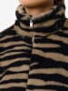Noisy may Teddyjacke in Schwarz/ Hellbraun