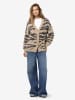 Noisy may Cardigan in Beige/ Schwarz