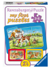 Ravensburger 6-częściowe puzzle (3 szt.) "My animal friends" - 2+