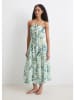 Marc O´Polo Beachwear Kleid in Grün/ Blau