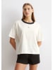 Marc O´Polo Bodywear Pyjama in Weiß/ Schwarz
