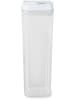 Compactor Vorratsdose in Transparent/ Weiß - (B)9,5 x (H)30,5 x (T)9,5 cm