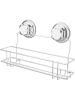 Compactor Półka prysznicowa "Bestlock" w kolorze srebrnym - 28,5 x 9,4 x 13,7 cm