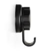 Compactor 4-delige set: wandhaken "Bestlock" zwart - (B)5,4 x (H)4 x (D)8 cm