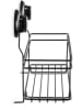 Compactor Półka prysznicowa "Bestlock" w kolorze czarnym - 30 x 15 x 20,5 cm