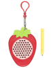The Home Deco Kids Gra magnetyczna "Kawaii" w kolorze różowo-czerwono-żółtym - 6+