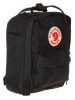 FJÄLLRÄVEN Leren rugzak zwart - (B)20 x (H)29 x (D)13 cm