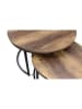 IDOMYA Factory 2er-Set: Couchtische "Eliza" in Braun