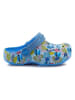 Crocs Chodaki "Classic" w kolorze niebieskim ze wzorem