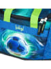 BAAGL Sporttas "Football Ball" blauw/groen - (L)38 x (B)25 x (H)22 cm