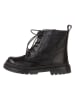 lamino Leder-Boots in Schwarz
