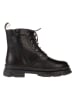 lamino Leder-Boots in Schwarz