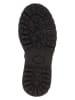 lamino Leren chelseaboots zilverkleurig