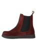 lamino Leren chelseaboots rood