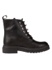 lamino Leder-Boots in Schwarz