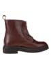 lamino Leder-Boots in Rot