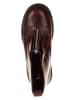lamino Leder-Boots in Rot