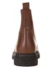 lamino Leder-Boots in Hellbraun