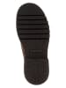 lamino Leder-Boots in Hellbraun