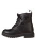 lamino Leder-Boots in Schwarz