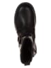 lamino Leren boots zwart