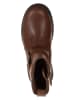 lamino Leren boots lichtbruin