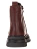 lamino Leder-Chelsea-Boots in Rot