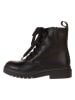lamino Leder-Boots in Schwarz
