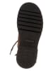 lamino Leder-Boots in Hellbraun