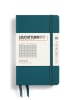 LEUCHTTURM1917 Kariertes Notizbuch in Petrol - A6