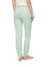 s.Oliver Pyjama-Hose in Hellgrün/ Weiß