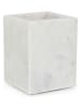 houseproud Zahnputzbecher ''Cubic'' in Weiß - (B)9 x (H)11 x (T)9 cm