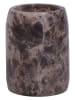 houseproud Zahnputzbecher ''Lobby'' in Grau - (H)12 x Ø 9 cm