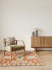 ABC Italia Wollteppich "Oushak" in Hellbraun/ Beige