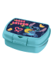 Stitch Lunchbox "Stitch" in Hellblau/ Dunkelblau - (B)18 x (H)14 x (T)6,5 cm