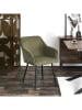 THE HOME DECO FACTORY 2er-Set: Esszimmerstühle in Khaki - (B)55,5 x (H)82 x (T)61 cm