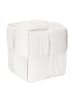 THE HOME DECO FACTORY Puf w kolorze kremowym - 36 x 38 cm