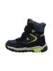 Lurchi Leder-Winterstiefel "Norris 1" in Schwarz/ Dunkelblau