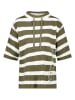 Gerry Weber Shirt in Khaki/ Weiß
