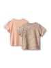 Wheat 2er-Set: Shirts ''Manna'' in Beige/ Apricot