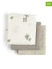 done by deer 3er-Set: Spucktücher "Lalee" in Creme/ Beige - (L)70 x (B)70 cm