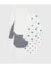 PETIT BATEAU 5-delige set: rompers donkerblauw/wit