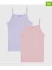 PETIT BATEAU 2er-Set: Hemdchen in Lila/ Rosa