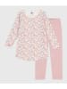 PETIT BATEAU 2-delige outfit lichtroze/meerkleurig